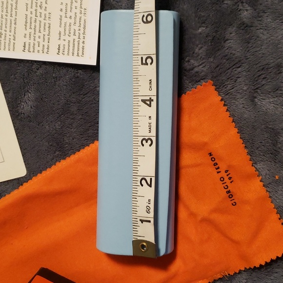 Giorgio Fedon leather glasses case - Picture 2 of 4